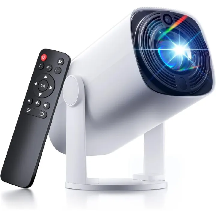 Mini Portable Projector 1080P Support - SOOMFON 720P Native Small TV Projector 270° Rotatable Auto Keystone, Bluetooth 5.1 for Bedroom/Home Cinema/Phone/TV Stick/USB/HDMI