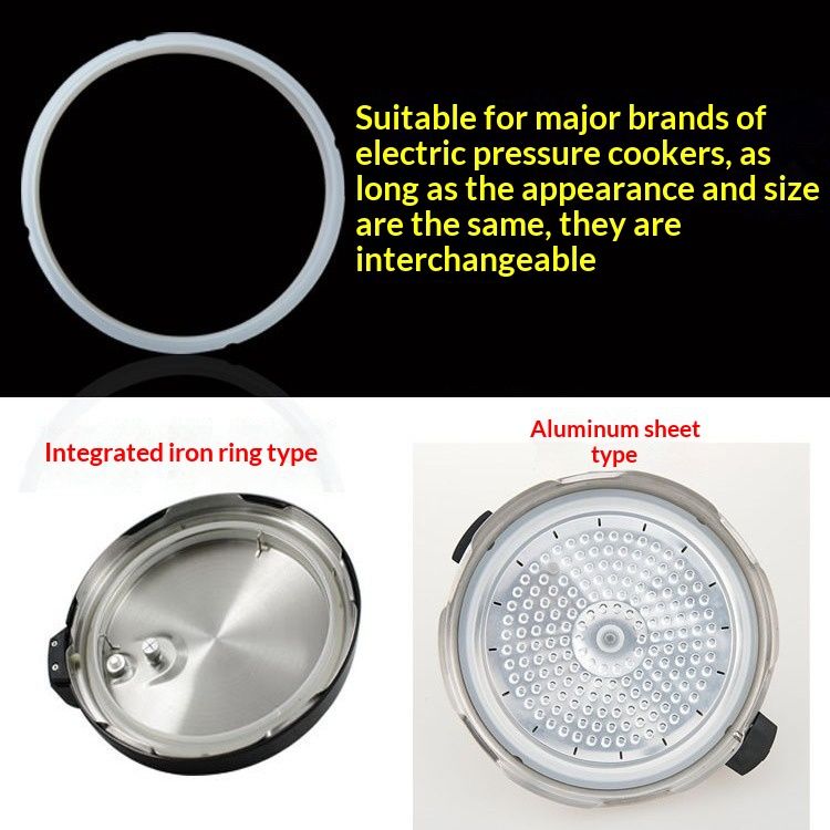 Electric pressure cooker sealing ring 2L3L4L5L6L8L universal electric pressure cooker silicone rubber gasket accessories