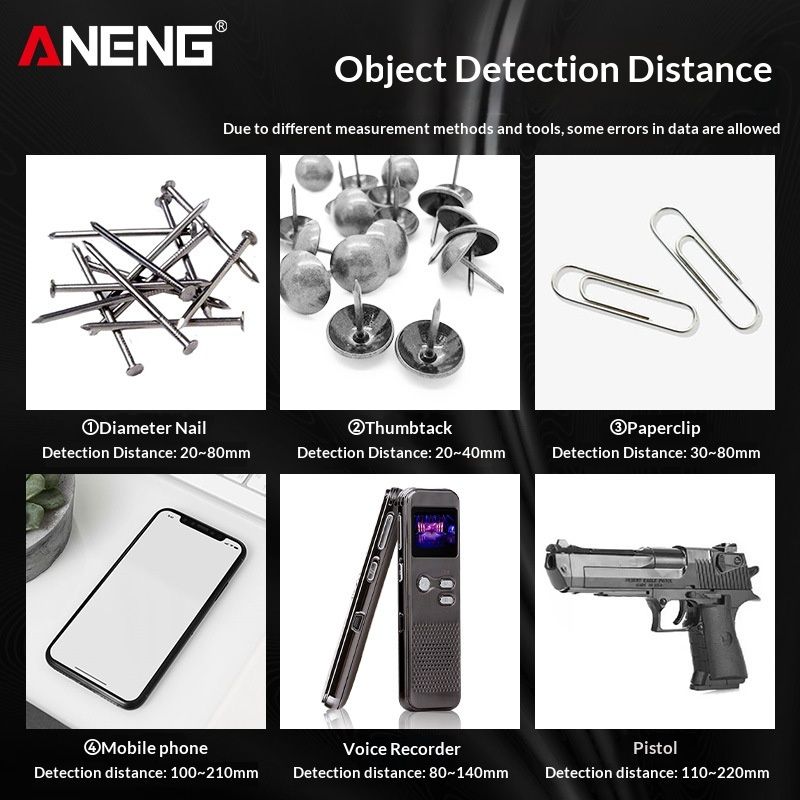 Handheld High Sensitivity Metal Detector Outdoor Gold Coin Treasure Detection Instrument