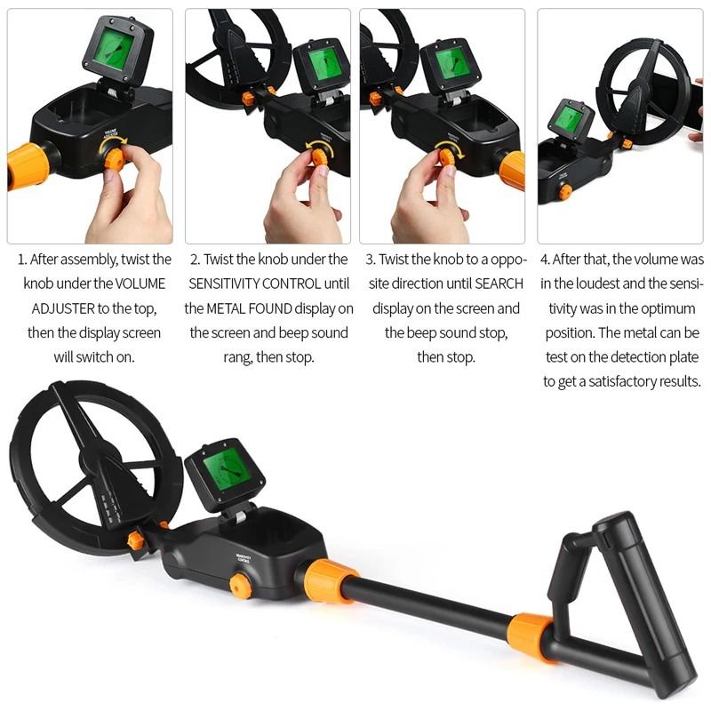 Underground treasure hunting detector MD1008A directional treasure hunting detector