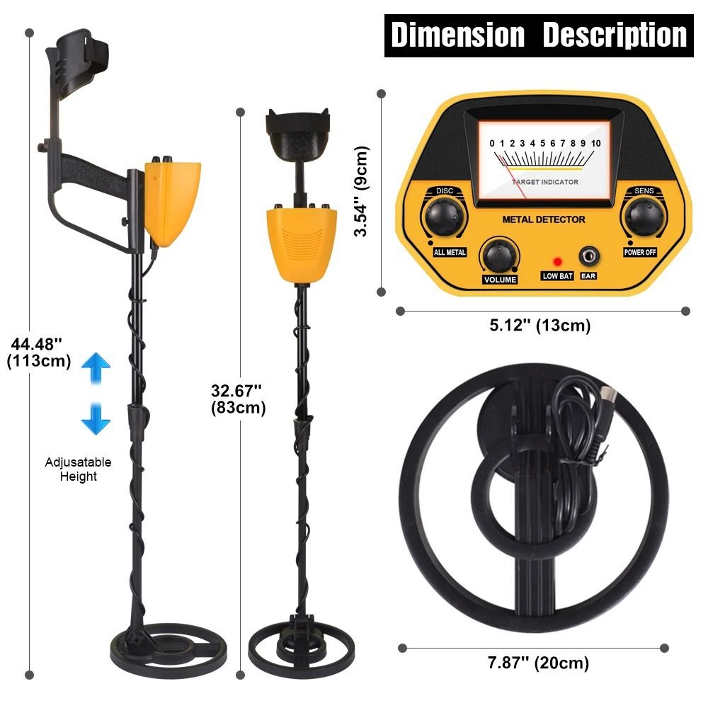 Waterproof Metal Detector Underground Gold Detector