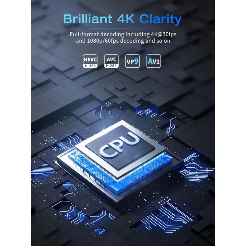 [Built-in Apps & Android 14.0] Mini Projector Portable 20000 Lux Projector 4K Supported 180° Rotation & Auto Keystone, Outdoor Compatible with TV Stick/Windows/iOS/Android/HDMI/USB (1080P)