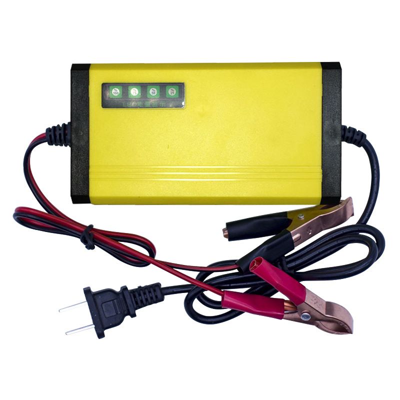 (Round-headed plug)12V2A repair type LCD display, battery, charger, automobile, motorcycle lead-acid battery
