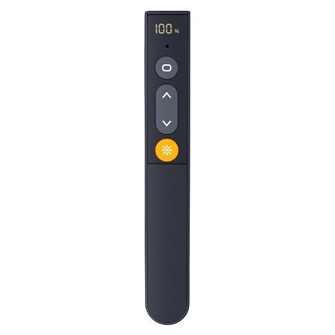 Plug-and-Play Digital Display Laser Presentation Clicker, PPT Remote Control with Page Up/Down, Laser Pointer, Window Switch, for Teaching, Meeting, Speech