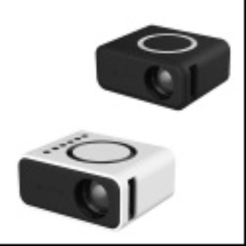 Palm-Thickness Mini Projector, One-Handed Hold, Small Body Big Power, Portable for Home Theater, Dorm, Camping, Cross-Border Supply