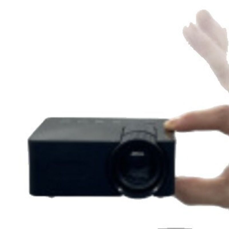 Smaller Than Mobile Phone Projector, Wireless Smartphone Connection, 16:9 HD Large Screen, Portable for Home, Dorm, Camping