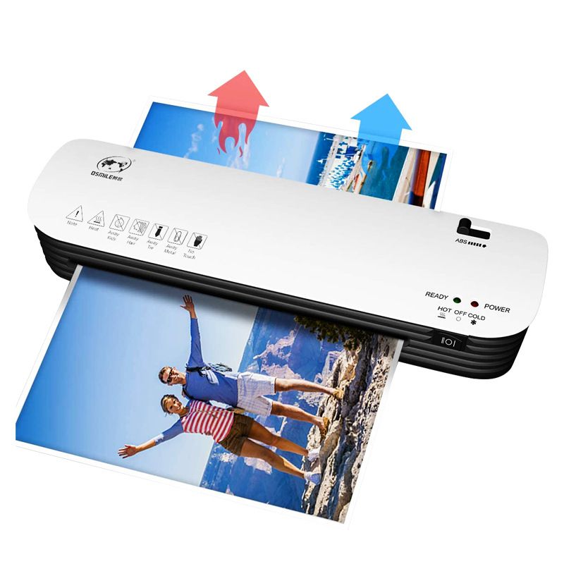 Laminator for Photos & Documents, No Jam, Smart Temp Control, Hot & Cold Lamination, Pocket-Size for Home Office