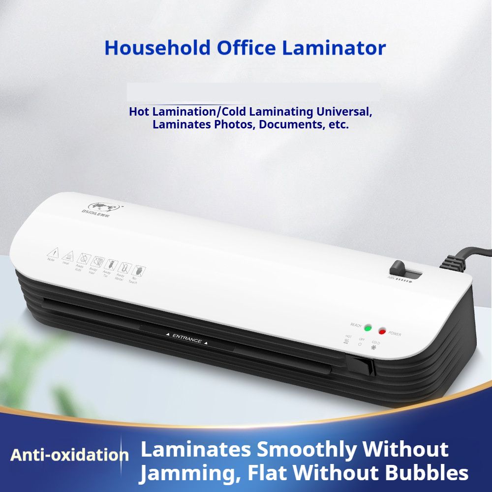Laminator for Photos & Documents, No Jam, Smart Temp Control, Hot & Cold Lamination, Pocket-Size for Home Office