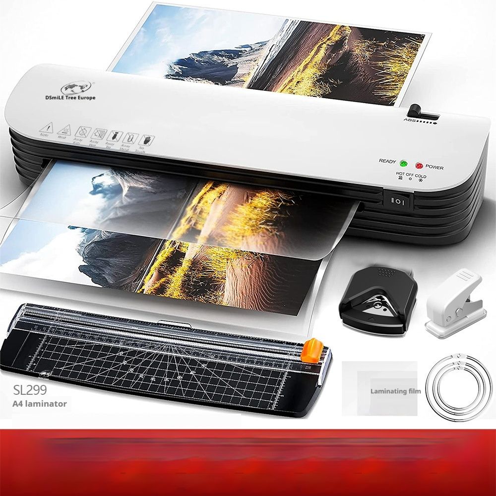 Laminator for Photos & Documents, No Jam, Smart Temp Control, Hot & Cold Lamination, Pocket-Size for Home Office