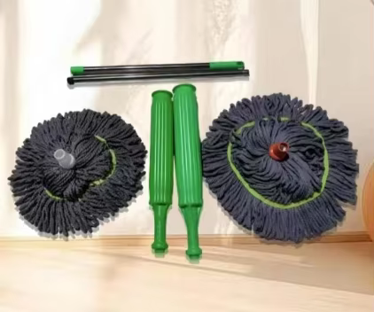 Retractable Microfiber Mop Floor Cleaning Squeeze Cleaning Twist Mop