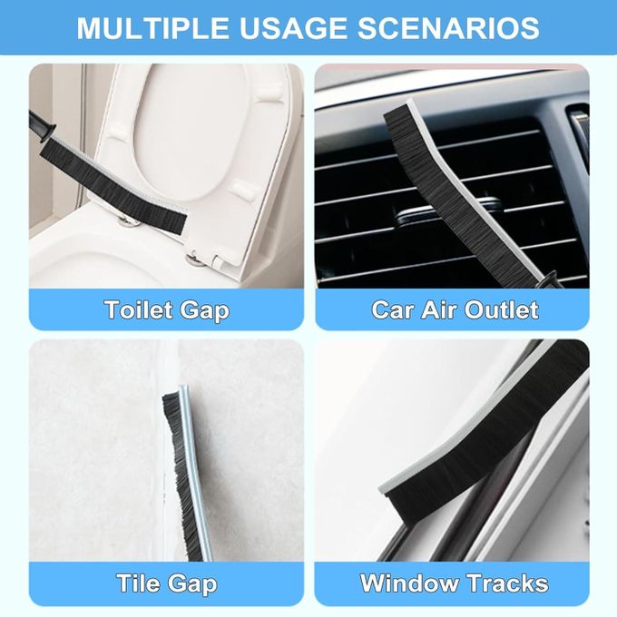 11-piece Hard Bristle crevice cleaning brush set, suitable for kitchens, bathrooms, corners, tile crevices, sinks, cups, teapots, bottles, blenders,
