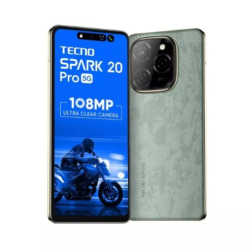 Refurbished Tecno Spark 20 Pro 5G 8GB RAM 256 ROM 6.78'' 32MP+108MP Camera 5000mAh (Dual SIM) Android Smartphones/ Mobile Phones