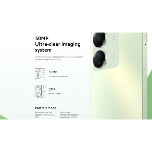 Refurbished Redmi 13C 8GB RAM + 256GB ROM 50MP+8MP Camera 5000mAh (Dual SIM) Android Smartphones/ Mobile Phones