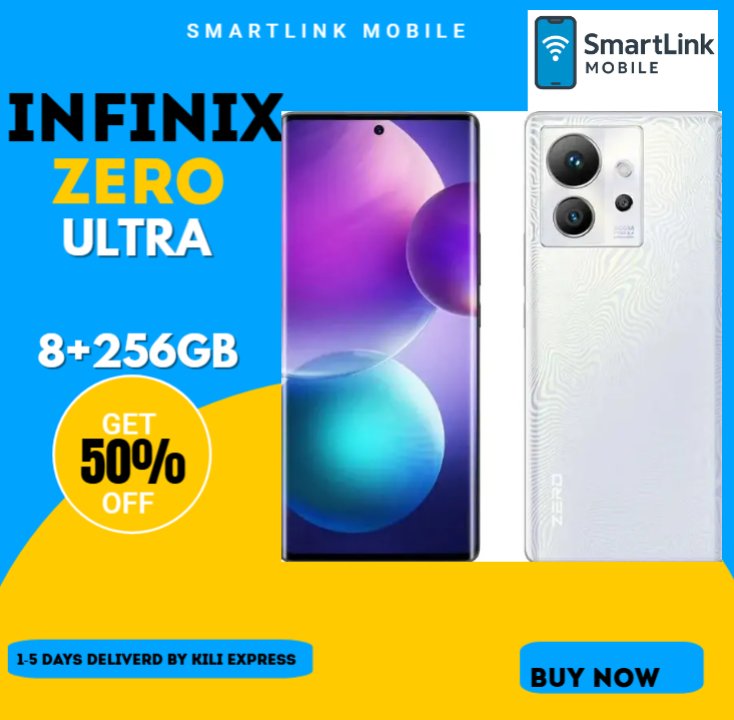 Refurbished Infinix Zero Ultra 8GB RAM 256GB ROM 6.8'' 4500mAh 32MP+200MP Camera (Dual SIM) Android Smartphones/ Mobile Phones