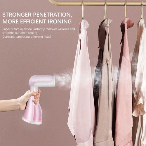 Portable Handheld Fabric and Garment Steamer, Iron Press, Wrinkle Remover. With Lint Remover & Fabric Brush. 300ml Water Tank Capacity. 1500W.