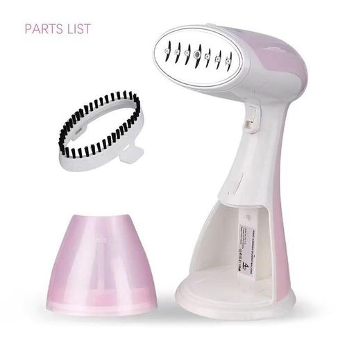 Portable Handheld Fabric and Garment Steamer, Iron Press, Wrinkle Remover. With Lint Remover & Fabric Brush. 300ml Water Tank Capacity. 1500W.