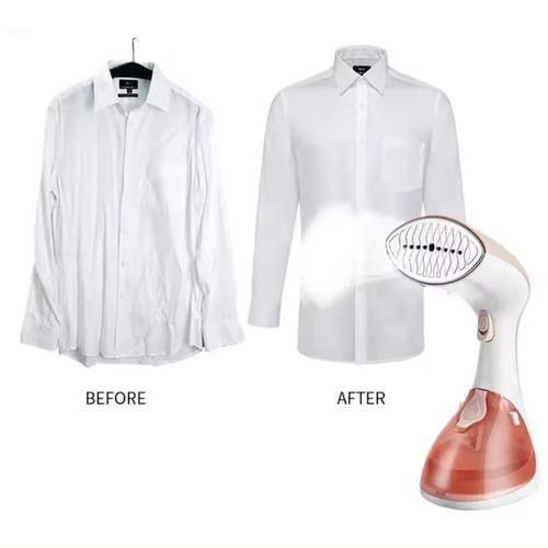 Portable Handheld Fabric and Garment Steamer, Iron Press, Wrinkle Remover. With Lint Remover & Fabric Brush. 300ml Water Tank Capacity. 1500W.