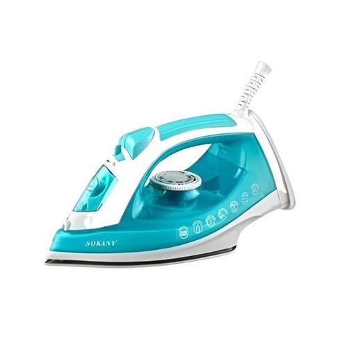 2000W Electric Steam Iron For Clothes. Fast Heating Iron With Ceramic Coating Soleplate, Adjustable Thermostat Dial & Spray Mist. Self-Cleaning Iron For Clothes At Home Or Office.