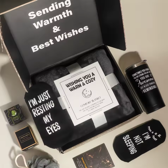 Self Care at Home Spa Gifts for Men and Women, Custom Thinking of You Gift Care Package -Baskets for Christmas, Valentine's, Birthdays, Get Well Soon, Just Because. Any Day Gifts.