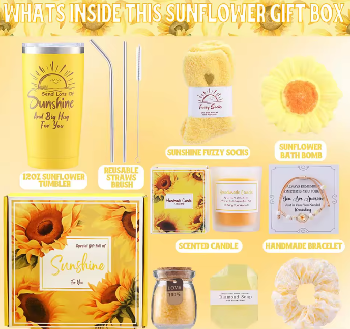 At Home Self Care Gifts for Women, Thinking of You Gift Care Package for Women - Mom, Wife, Partner, Friends, Sister. For Christmas, Valentine's, Mother's Day, Birthday, Just Because.