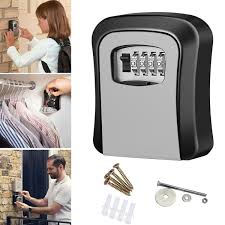 🔐✨ New Arrival! Top Quality Heavy-Duty Wall-Mounted Metallic Safe Key Storage Lock Box – Secure Code Access Organizer for BnBs, Vacation Rentals, Guesthouses, Offices, Shared Homes & Outdoor Use 🏠🔑