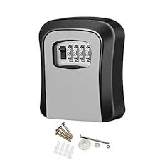 🔐✨ New Arrival! Top Quality Heavy-Duty Wall-Mounted Metallic Safe Key Storage Lock Box – Secure Code Access Organizer for BnBs, Vacation Rentals, Guesthouses, Offices, Shared Homes & Outdoor Use 🏠🔑