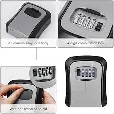 🔐✨ New Arrival! Top Quality Heavy-Duty Wall-Mounted Metallic Safe Key Storage Lock Box – Secure Code Access Organizer for BnBs, Vacation Rentals, Guesthouses, Offices, Shared Homes & Outdoor Use 🏠🔑