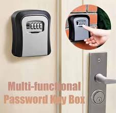 🔐✨ New Arrival! Top Quality Heavy-Duty Wall-Mounted Metallic Safe Key Storage Lock Box – Secure Code Access Organizer for BnBs, Vacation Rentals, Guesthouses, Offices, Shared Homes & Outdoor Use 🏠🔑