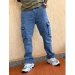 🛹 Baggy Unit Loose Fit Cargo Denim Jeans – Street Style Utility Trousers with Multiple Pockets for Casual Urban Wear 👖✨