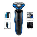 HIGH QUALITY 4D Touch Smoother Shaving Machine Triple Headed Flex Shaver with Titanium Blades and Cordless Operation