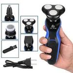 HIGH QUALITY 4D Touch Smoother Shaving Machine Triple Headed Flex Shaver with Titanium Blades and Cordless Operation