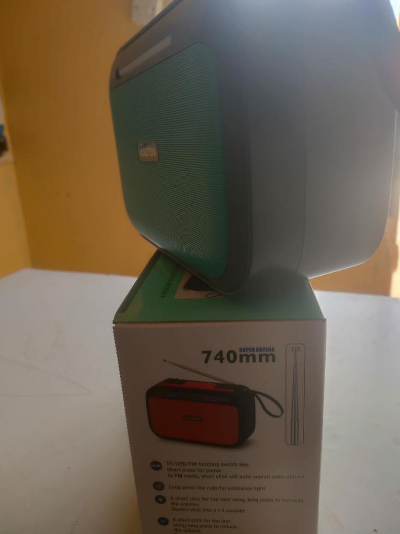 Caston  ST -A123 portable bluetooth speaker with a solar panel for charging