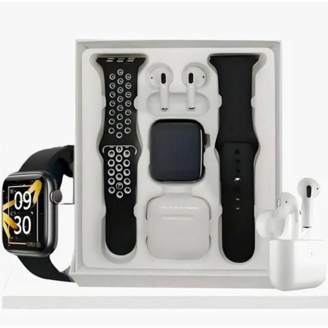 W 26 pro max smart watch with 44mm display, Bluetooth and free Airpods