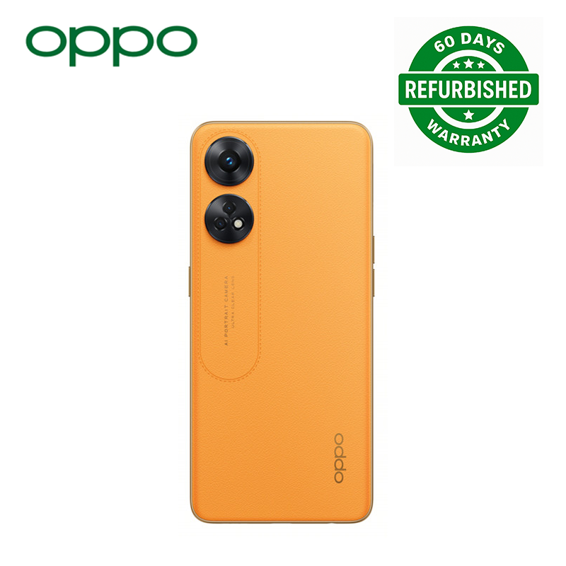 Refurbished OPPO Reno8 T 256GB+8GB 100MP Camera 90Hz 6.43'' Fiberglass-Leather Design 5000mAh 33W SuperVOOC Android 13 Smart Phones