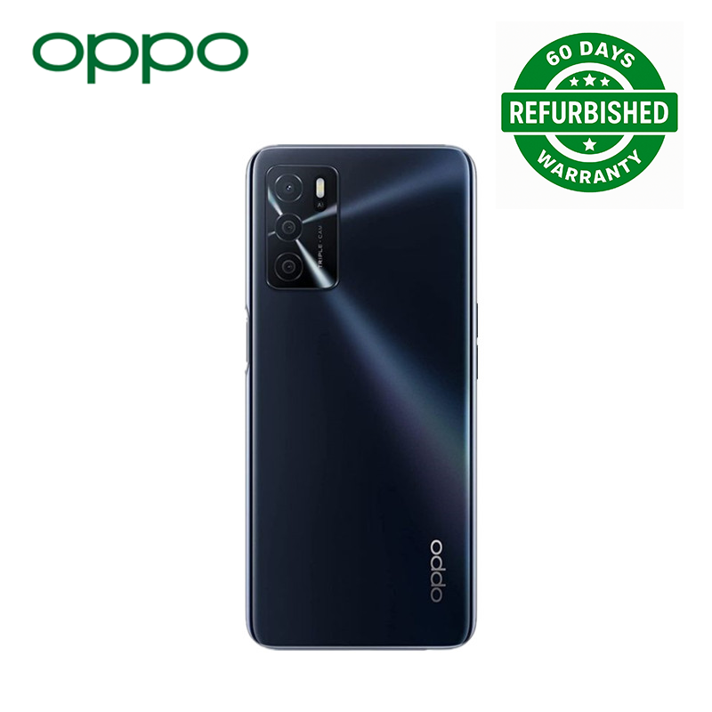 Refurbished OPPO A16 64GB+4GB 6.52" 13MP Camera 5000mAh Side Fingerprint Unlock Android 11 2G/3G/4G LTE Dual SIM Smart Phones