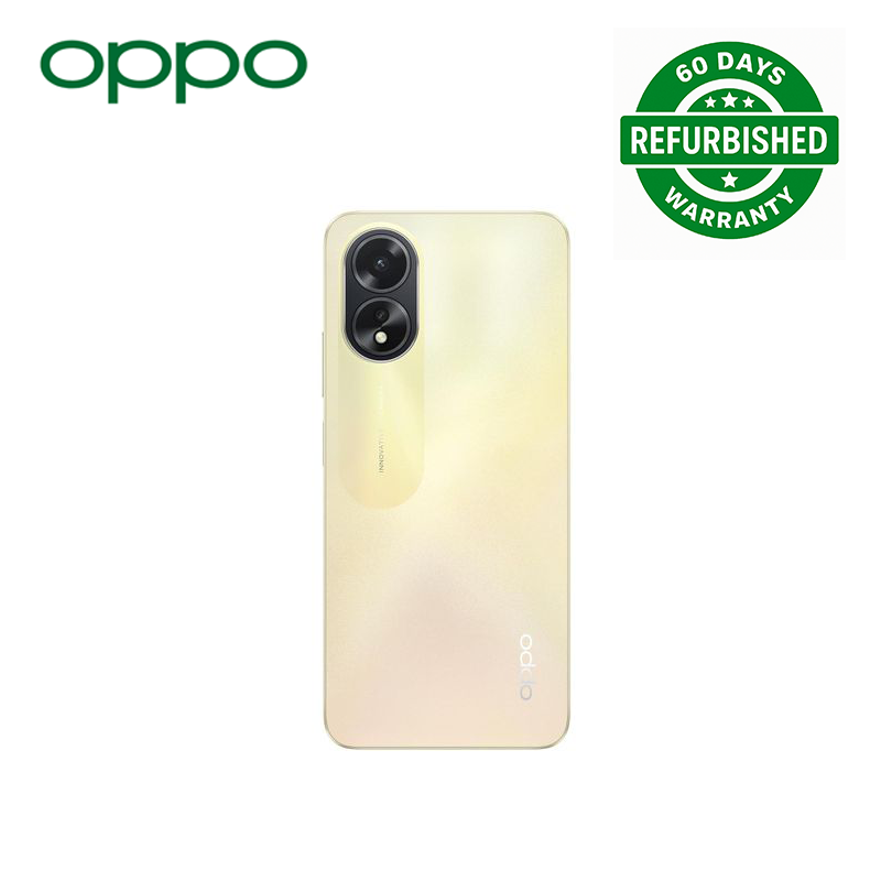 Refurbished OPPO A38 128GB+4GB 50MP AI Camera 6.56" 90Hz Sunlight Display 33W 5000mAh Type-C Charge Android 13 4G Dual Sim Smart Phones