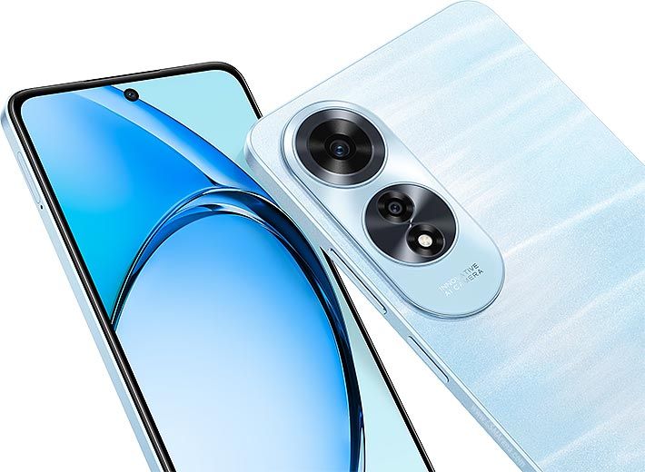 Refurbished OPPO A60 8GB RAM+256GB ROM 6.67" 90Hz 50MP Snapdragon 680 Android 14 Dual Stereo Speakers 45W 5000mAh Type-C Charge Smart Phones Side Fingerprint Unlock