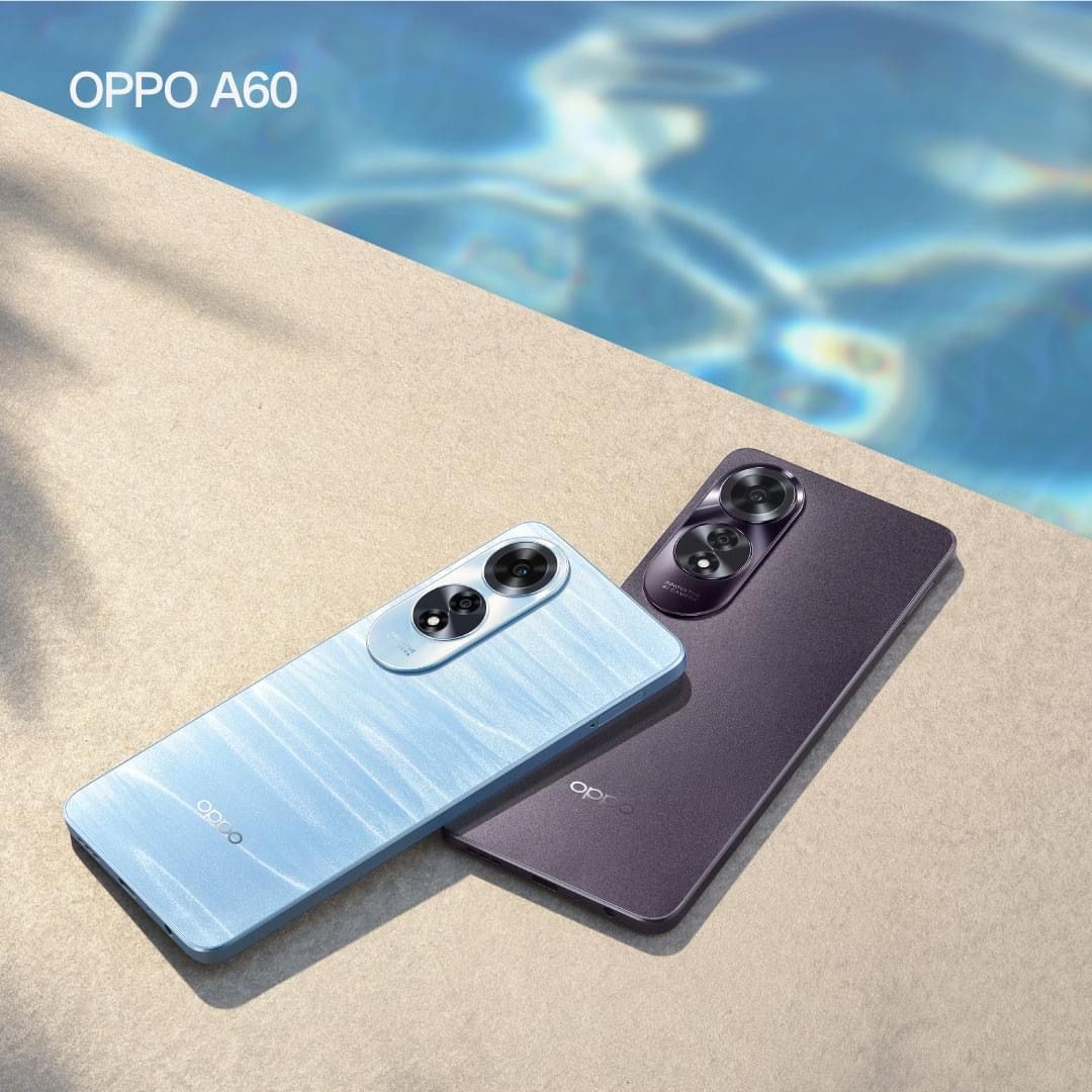 Refurbished OPPO A60 8GB RAM+256GB ROM 6.67" 90Hz 50MP Snapdragon 680 Android 14 Dual Stereo Speakers 45W 5000mAh Type-C Charge Smart Phones Side Fingerprint Unlock