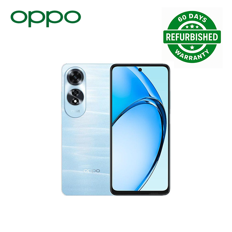 Refurbished OPPO A60 8GB RAM+256GB ROM 6.67" 90Hz 50MP Snapdragon 680 Android 14 Dual Stereo Speakers 45W 5000mAh Type-C Charge Smart Phones Side Fingerprint Unlock