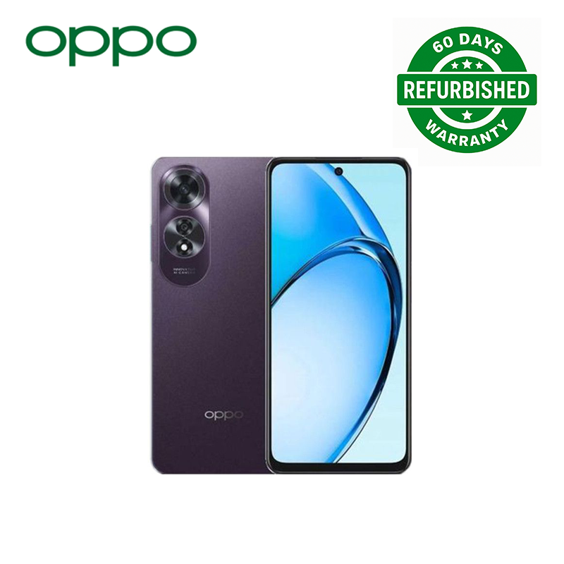 Refurbished OPPO A60 8GB RAM+256GB ROM 6.67" 90Hz 50MP Snapdragon 680 Android 14 Dual Stereo Speakers 45W 5000mAh Type-C Charge Smart Phones Side Fingerprint Unlock