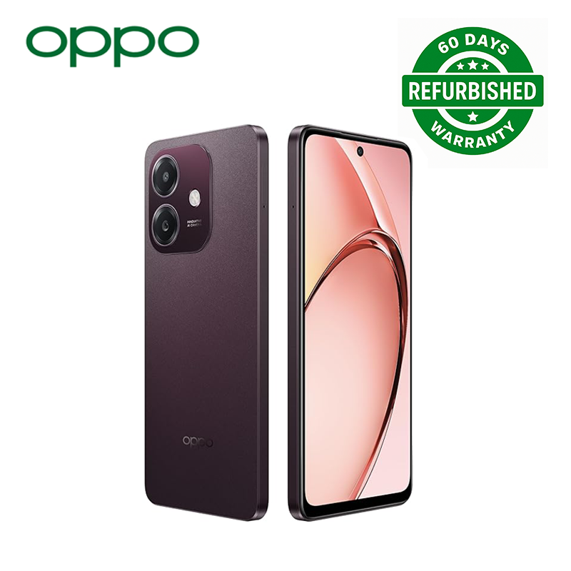 Refurbished OPPO A3x 4GB RAM+ 64GB ROM 6.67" 90Hz 8MP Dimensity 6300 Android 14 45W 5100mAh Type-C Charge Smart Phones Side Fingerprint and Facial Recognition Unlock