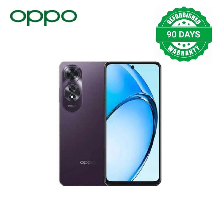 Refurbished OPPO A60 8GB RAM+256GB ROM 6.67" 90Hz 50MP Snapdragon 680 Android 14 Dual Stereo Speakers 45W 5000 mAh Smart Phones Side Fingerprint Unlock(Device Only, No Original Accessories!)