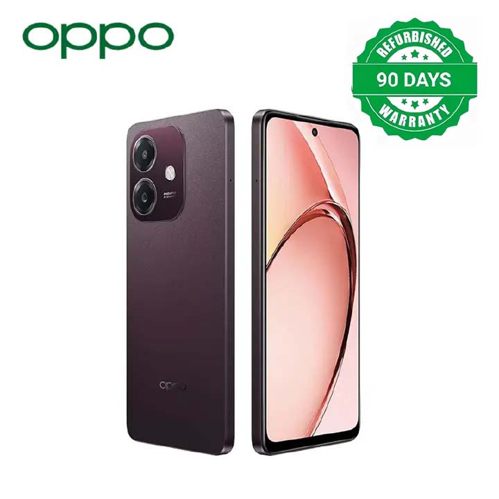 Refurbished OPPO A3x 4GB RAM+ 64GB ROM 6.67" 90Hz 8MP Dimensity 6300 Android 14 45W 5100 mAh  Smart Phones Side Fingerprint and Facial Recognition Unlock(Device Only, No Original Accessories!)