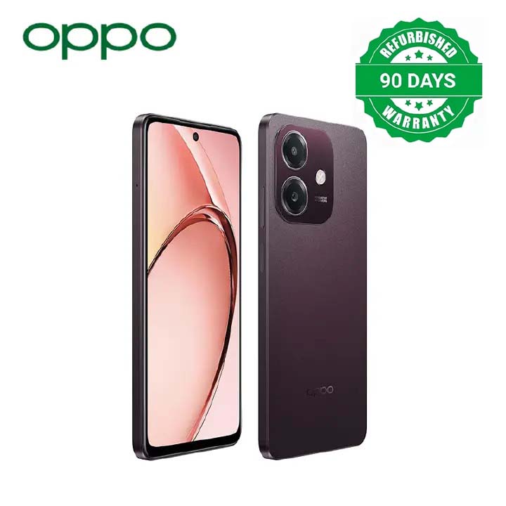 Refurbished OPPO A3x 4GB RAM+ 64GB ROM 6.67" 90Hz 8MP Dimensity 6300 Android 14 45W 5100 mAh  Smart Phones Side Fingerprint and Facial Recognition Unlock(Device Only, No Original Accessories!)