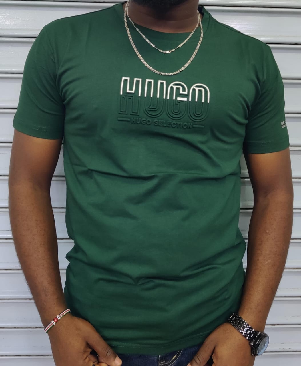 Men's short sleeve T-shirt, premium cotton tee, soft breathable fabric, elevated casual style, tailored relaxed fit, not basic plain, high-quality finish, stylish everyday essential shirt