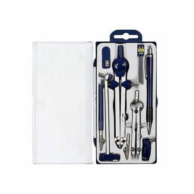 Technical Drawing Set, Mathematical & Engineering Geometry & Technical Drawing Compass Set, student stationery, school supplies, mathematical instruments,9 Piece Student Drawing & Drafting Set