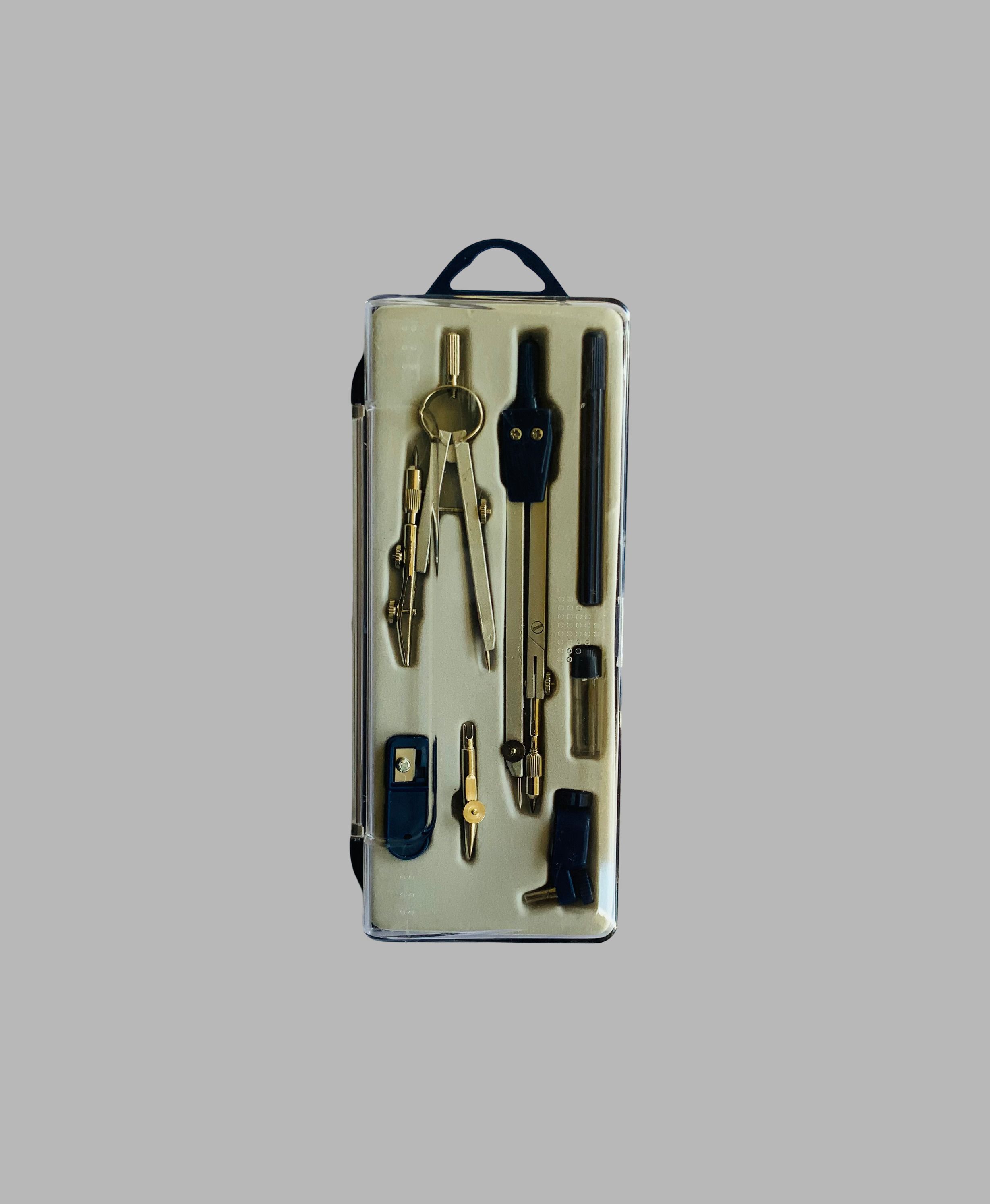 Technical Drawing Compass Set – 7 Piece Student Drawing & Drafting Kit with Case, Mathematical & Engineering Geometry Set