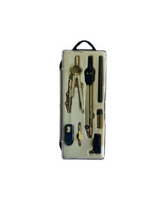 Technical Drawing Compass Set – 7 Piece Student Drawing & Drafting Kit with Case, Mathematical & Engineering Geometry Set