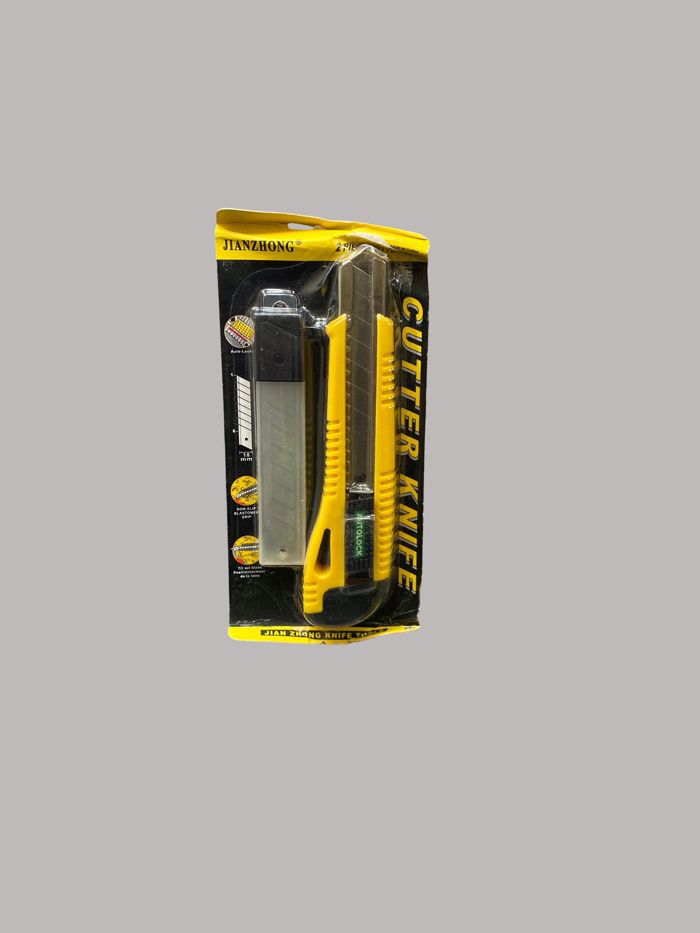 Jianzhong 2-Piece Cutter Knife Set – Precision and Heavy-Duty Blades for Office & Craft Use