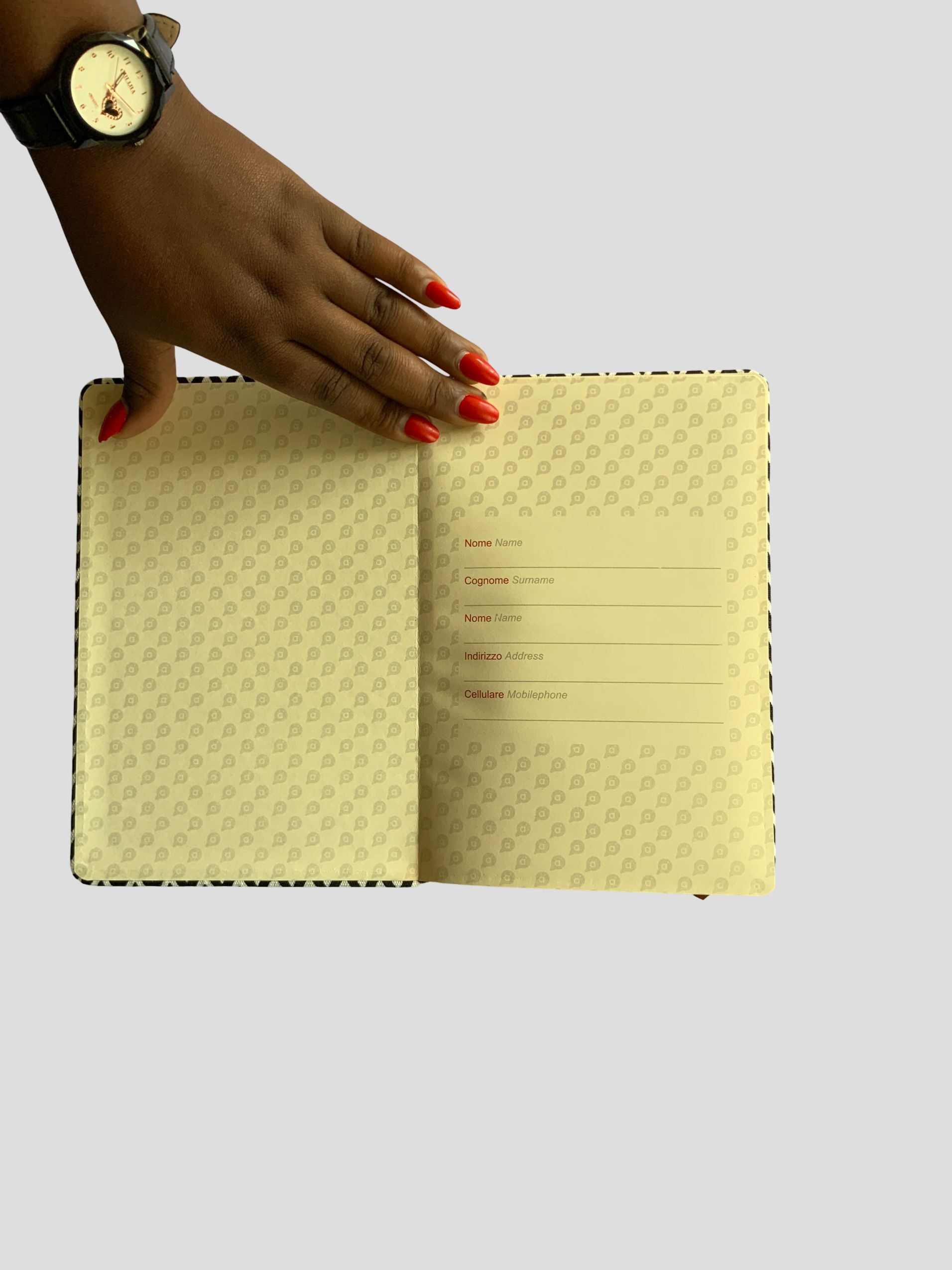 A5 160 pages Hard Cover Notebook, zigzag notebook, elastic band journal, lined pages, stylish notebook, school supplies, office notebook, gift notebook NOTEPADS